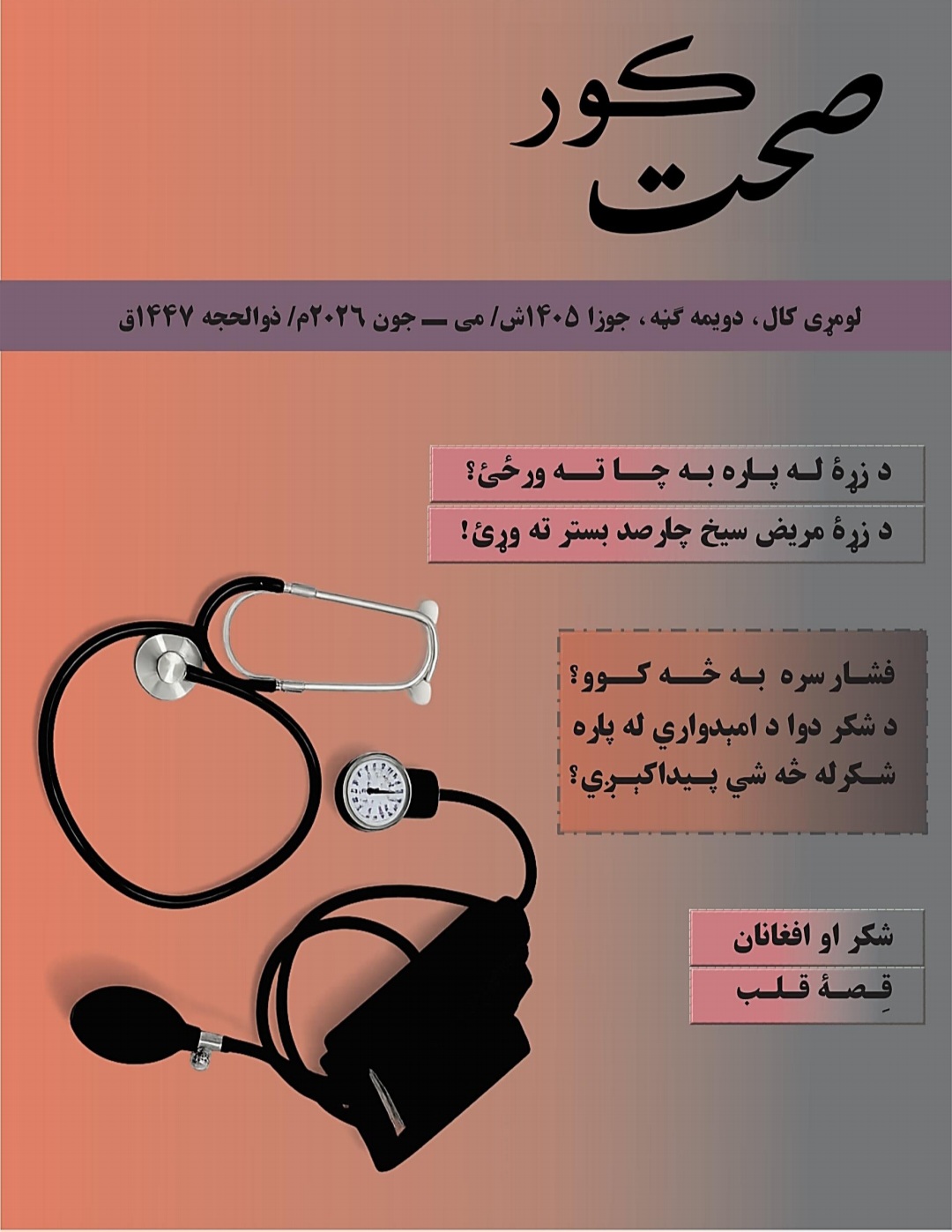 صحت کور (دوهمه ګڼه)